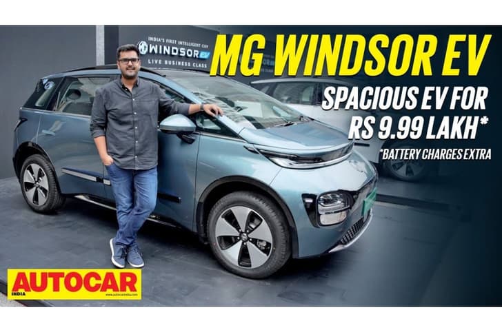 MG Windsor EV walkaround video